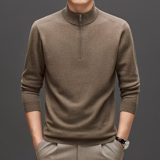 Navy Pullover Woollen Outdoor Camp Sweater Slipover Winter