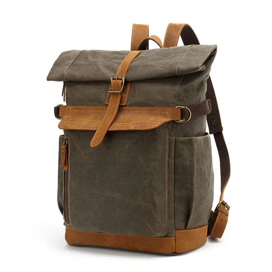 Borsa per zaino sportiva per computer portatile da viaggio per il tempo libero in tela di moda maschile per studenti delle scuole universitarie (CY6888)