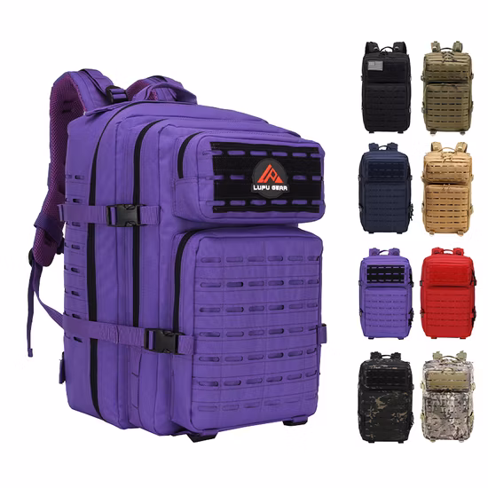 Zaino da trekking tattico militare mimetico dal design multifunzionale del produttore governativo